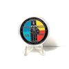 Image 2 : 10)  ENCAPSULATED MULTI COLORED ENAME,
