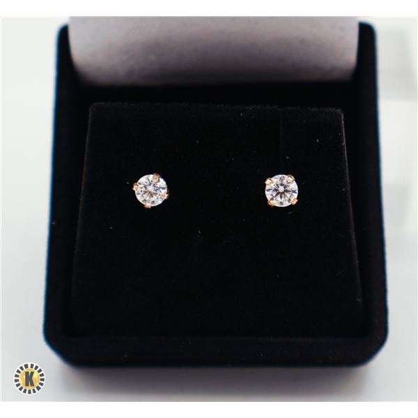 #1132-14 KARAT YELLOW GOLD EARRINGS WITH