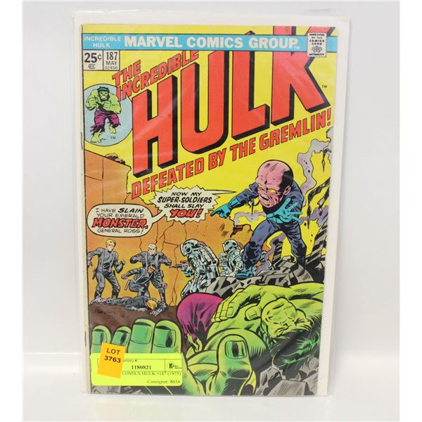 MARVEL COMICS HULK #187 (1975)