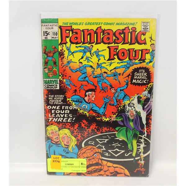 MARVEL COMICS FANTASTIC FOUR #110 (FIRST