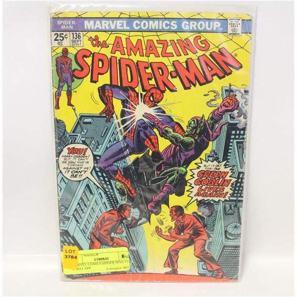 MARVEL COMICS SPIDER MAN #136 (FIRST APP