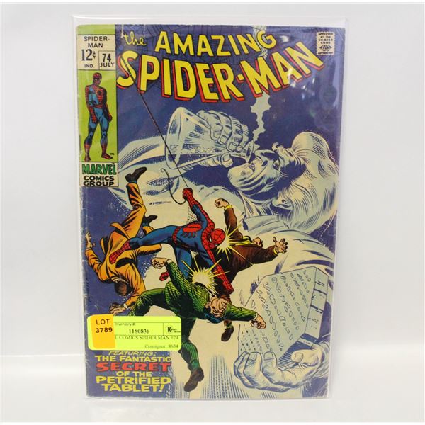 MARVEL COMICS SPIDER MAN #74 (1969)