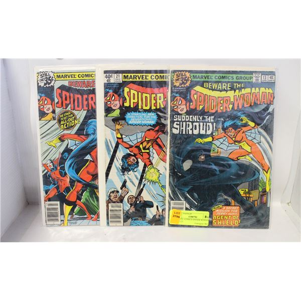 MARVEL COMICS SPIDER WOMAN #12,13,21