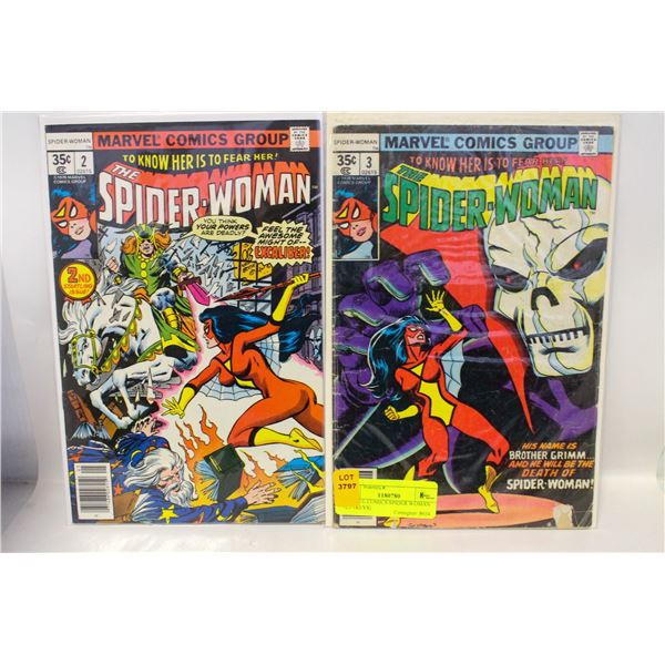 MARVEL COMICS SPIDER WOMAN #2,3 (KEYS)
