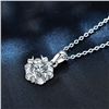 Image 3 : 1 CT GRA CERTIFIED ROUND BRILLIANT 925S NECKLACE
