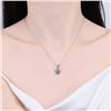 Image 4 : 1 CT GRA CERTIFIED ROUND BRILLIANT 925S NECKLACE