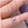 Image 2 : 3 CT GRA CERTIFIED ROUND BRILLIANT 925S NECKLACE