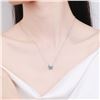 Image 3 : 3 CT GRA CERTIFIED ROUND BRILLIANT 925S NECKLACE