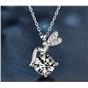 Image 1 : 1 CT GRA CERTIFIED ROUND BRILLIANT 925S NECKLACE