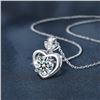 Image 2 : 1 CT GRA CERTIFIED ROUND BRILLIANT 925S NECKLACE