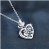 Image 3 : 1 CT GRA CERTIFIED ROUND BRILLIANT 925S NECKLACE