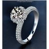 Image 1 : 1 CT GRA CERTIFIED CROWN SHAPED MOISSANITE 925S