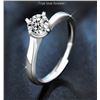 Image 1 : 1 CT GRA CERTIFIED TWISTED SHAPED MOISSANITE 925S