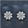 Image 1 : 1 CT GRA CERTIFIED FLOWER STYLE ROUND BRILLIANT