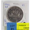 Image 1 : 1966 CANADA $1. QUEEN ELIZABETH 2,