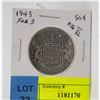 Image 1 : 1943 CANADA 50C. KING GEORGE 6, FAR 3