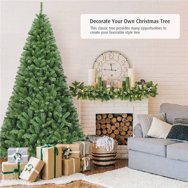 NEW 9FT SPSUPE CLASSIC ARTIFICAL CHRISTMAS TREE