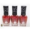 Image 1 : NEW 3 PACK OF SALLY HANSEN MIRACLE GEL NAIL COLOUR