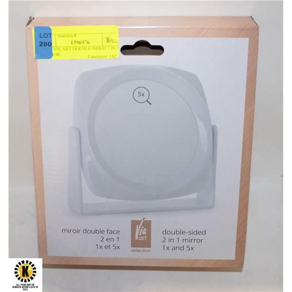 NEW VIE ART DOUBLE-SIDED 2 IN 1 MIRROR