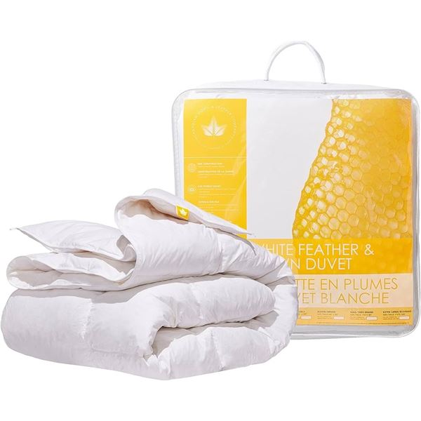 NEW CANADIAN DOWN & FEATHER CO WHITE DOUBLE SHEET