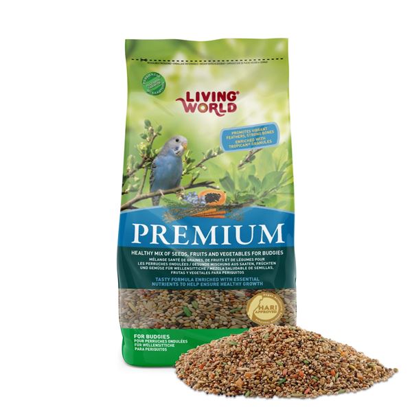 NEW 2LB LIVING WORLD PREMIUM MIX OF SEEDS