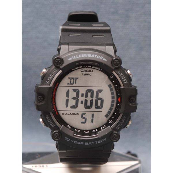 NEW CASIO WR ILLUMINATOR DIGITAL MENS WATCH