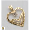 Image 1 : HEART PENDANT (STAMP EITHER READS ARAS10K  *OR*