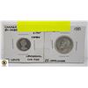 Image 1 : 1951 & 1967 SILVER CANADIAN COINS