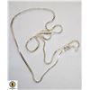 Image 1 : NEW .925 ITALY SILVER 18" BOX-LINK NECKLACE