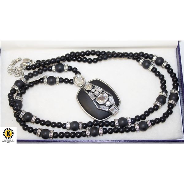 NEW LIA SOPHIA HEAVY BEADED FASHION