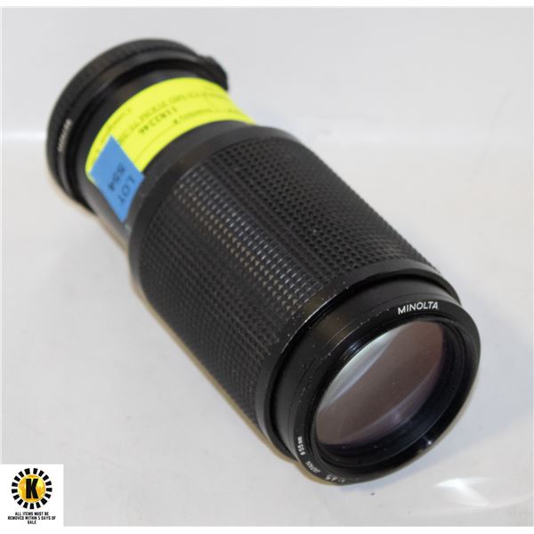MINOLTA MD ZOOM 75-200MM LENS 1:4.5