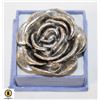 Image 1 : EXTRA LARGE VINTAGE FLOWER RING, ADJUSTABLE SIZE