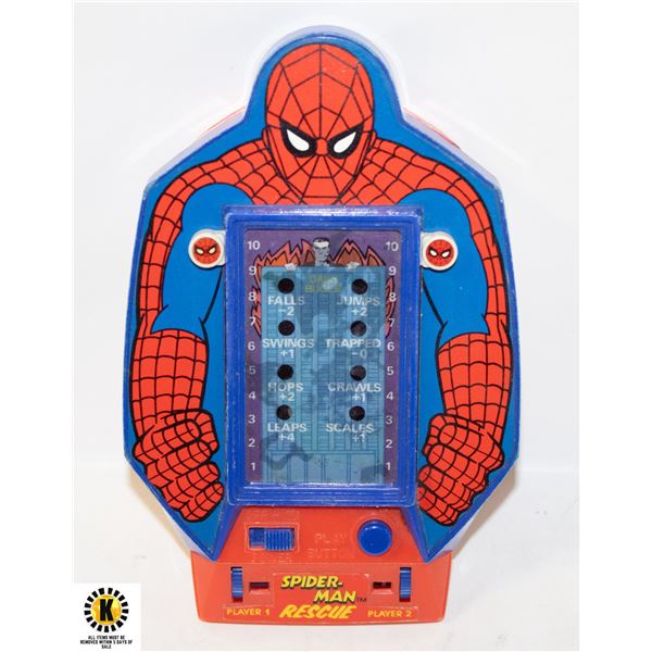 VINTAGE SPIDER-MAN RESCUE 2 PLAYER ELECTRONIC