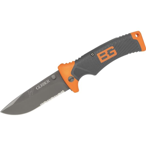 NEW BEAR GRYLLS GERBER FOLDING SHEATH KNIFE