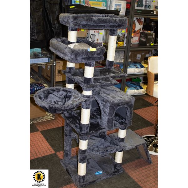 NEW ASSEMBLED HEY-BROTHER CAT TREE/CONDO