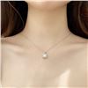 Image 4 : 1 CT GRA CERTIFIED ROUND BRILLIANT 925S NECKLACE
