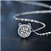 Image 2 : 1 CT GRA CERTIFIED ROUND BRILLIANT 925S NECKLACE