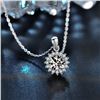Image 3 : 4 CT GRA CERTIFIED ROUND BRILLIANT 925S NECKLACE