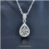 Image 1 : 3 CT GRA CERTIFIED ROUND BRILLIANT 925S NECKLACE