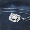 Image 3 : 1 CT GRA CERTIFIED ROUND BRILLIANT 925S NECKLACE