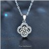 Image 1 : 2 CT GRA CERTIFIED ROUND BRILLIANT 925S NECKLACE