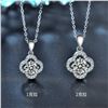 Image 2 : 2 CT GRA CERTIFIED ROUND BRILLIANT 925S NECKLACE