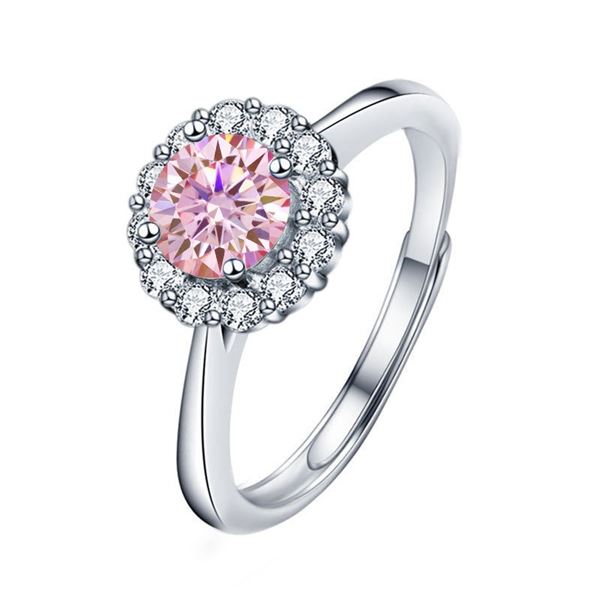 1 CT GRA CERTIFIED ROUND BRILLLIANT MOISSANITE 925S