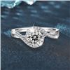 Image 2 : 1 CT GRA CERTIFIED ROUND BRILLLIANT MOISSANITE 925S