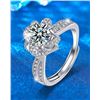 Image 2 : 1 CT GRA CERTIFIED ROUND BRILLLIANT MOISSANITE 925S