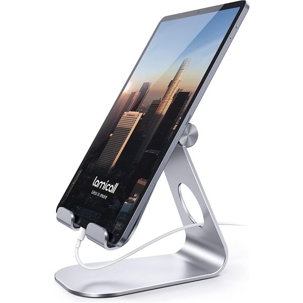 LAMICALL TABLET ADJUSTABLE STAND FOR IPAD TABLETS