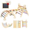 Image 1 : NEW BLUE WOOD CLIMBING SET TRIANGLE