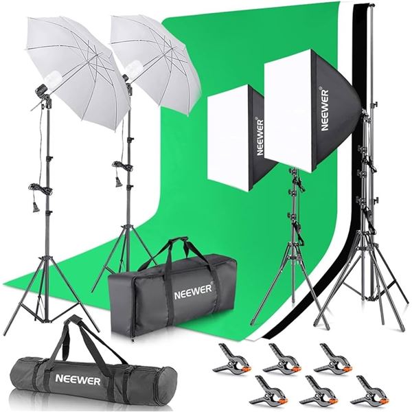 NEW NEEWER 24W LED BACKGROUND LIGHTING KIT
