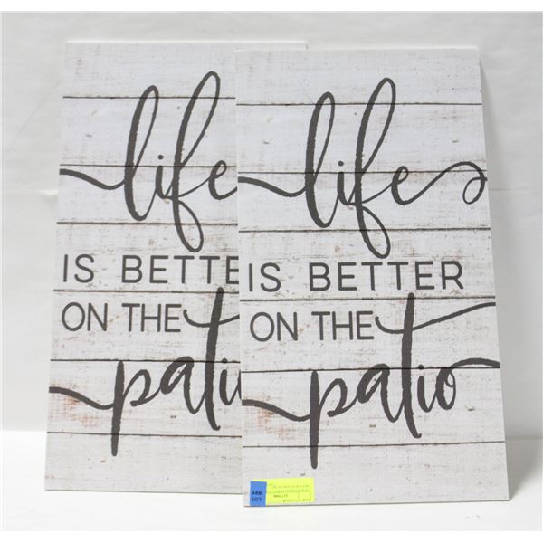NEW KINDRED SPIRITS "LIFE IS BETTER ON THE PATIO"