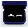 Image 1 : #2247-HAND SET 2.00 CT PRINCESS CUT